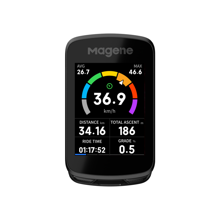 C606 Pro Smart GPS Bike Computer - Side View