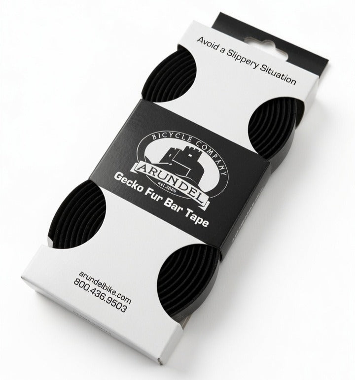 Arundel Gecko Fur Bar Tape - Black