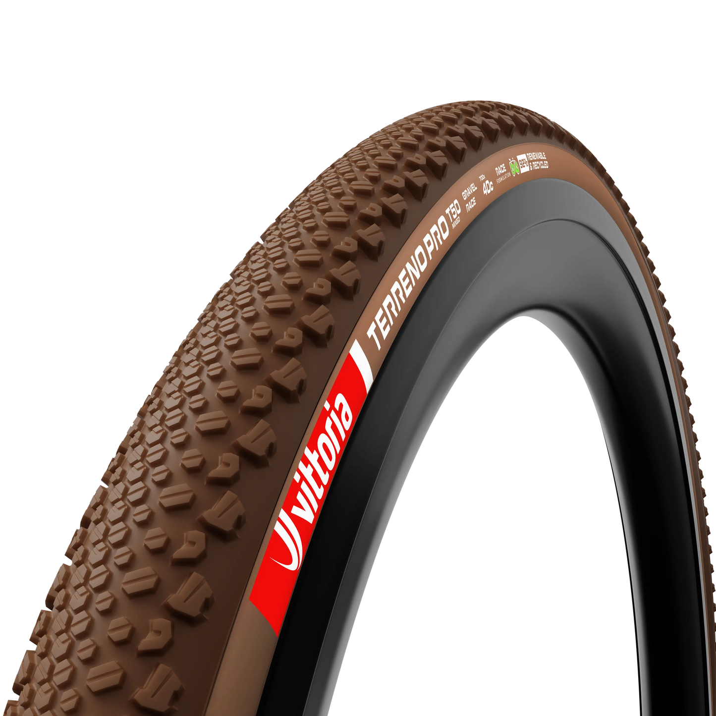 Vittoria Terreno PRO T50 Mixed Gravel Race tire in brown